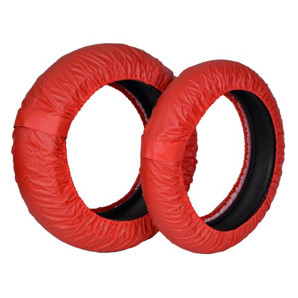 Rise 17インチBIG タイヤ保護カバー(まもる君)レッド 前後セット CBR1000RR-R ...