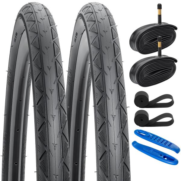 YunSCM 2本セット,700x38c タイヤ,700x38c 40-622 自転車タイヤ + 7...