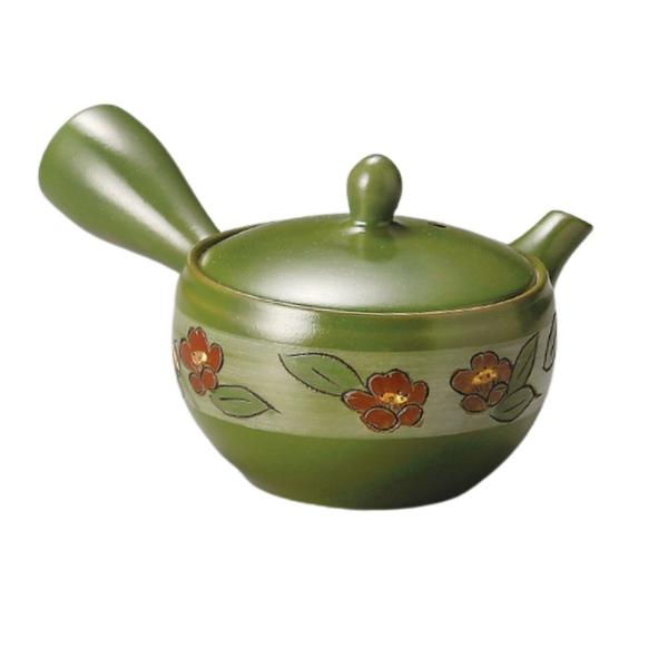 J-kitchens 急須 陶器 一人用 スタイリッシュ シンプル モダン 140cc （さわやか網...