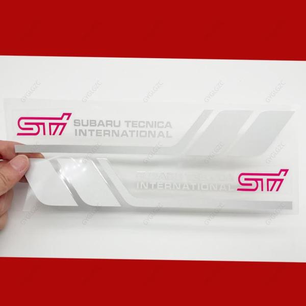 STI 車用ステッカー 外装デカール 適用する WRX BRZ クロスオーバー XV 高光沢 防水 ...