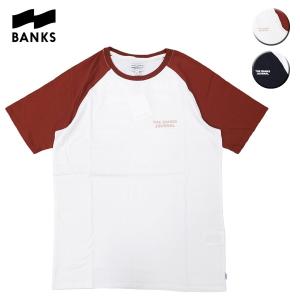 BANKS バンクス Tシャツ 半袖 ROADY TEE メンズ レディース ホワイト ブラック OOO｜blueism-y