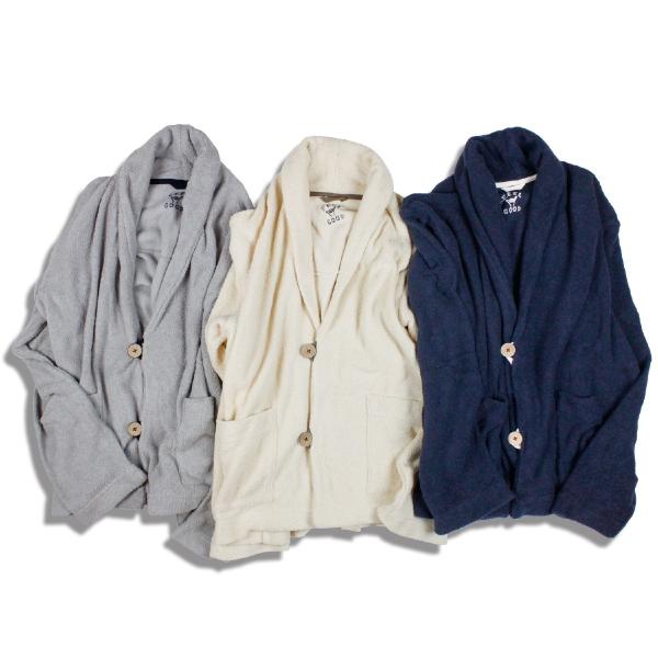 カーディガン メンズ 秋 厚手 リラックスパイルショール FEEL GOOD relaxing pi...