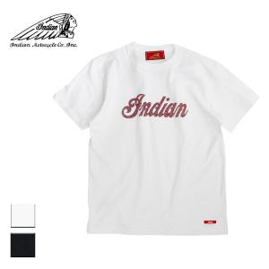 インディアン インディアンモトサイクル Tシャツ 半袖 メンズ レディース ブランド おしゃれ ロゴ ネイティブアメリカン アメカジ 白 黒 春 夏｜blueism-y