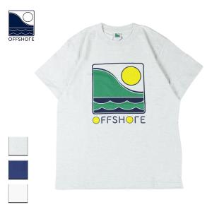 オフショア Offshore Tシャツ 半袖 ブランド おしゃれ メンズ レディース ブランドロゴ ロゴ サーフ サーフブランド 白 青 Ofs Os22 1cs 002 Blueism 通販 Yahoo ショッピング