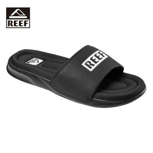 REEF リーフ サンダル シャワーサンダル メンズ ブランド おしゃれ スライドサンダル パフクッション 防水 サーフ サーフブランド 黒 ブラック｜blueism-y