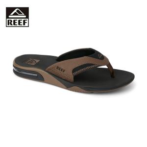 サンダル メンズ リーフ REEF ビーチサンダル 栓抜き 痛くない 履きやすい 疲れない 海 ビーチ キャンプ アウトドア サーフ 黒 ブラック 茶