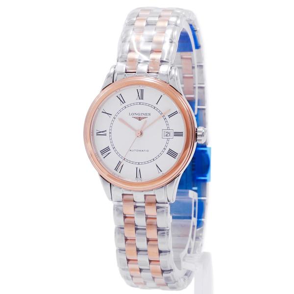 【3年保証】 ロンジン フラッグシップ L4.374.3.91.7 自動巻き レディース 腕時計 【...