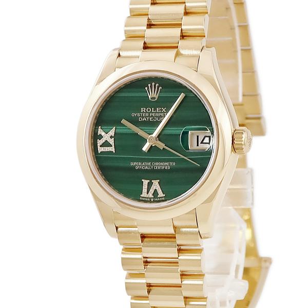 【3年保証】 ロレックス デイトジャスト 31 278248 ランダム番 K18YG無垢 純正ダイヤ...