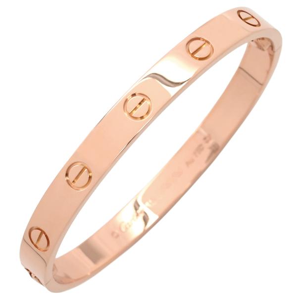 カルティエ ブレスレット LOVE ラブブレス 旧型  ゴールド #16 750 18K PG バン...