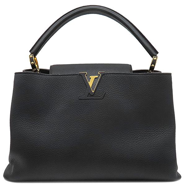 ルイヴィトン ハンドバッグ カプシーヌMM トリヨンレザー M48864  黒 【中古】