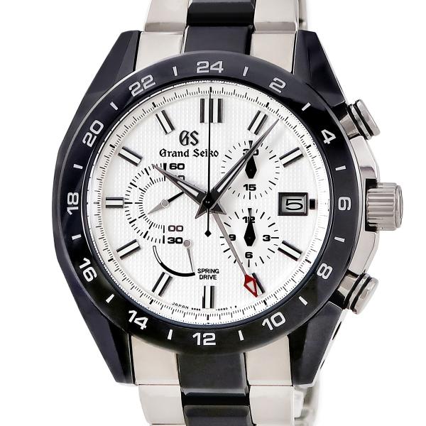 【3年保証】 グランドセイコー スポーツコレクション スプリングドライブ クロノグラフ GMT SB...