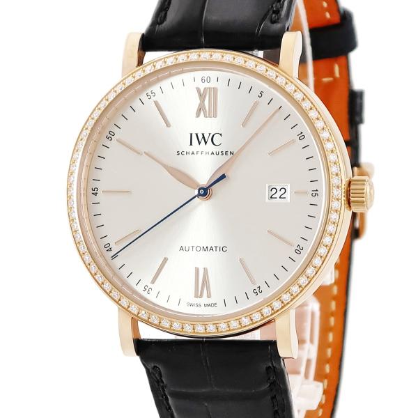 【3年保証】 IWC ポートフィノ オートマティック IW356515 K18RG無垢 純正ダイヤ ...