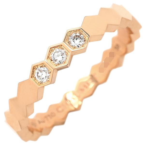 ショーメ リング 指輪 ビー ドゥ ショーメ ダイヤ3石 ゴールド #58(JP18) ビーマイラブ...