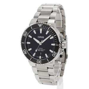 【新品】オリス アクイス デイト 300m防水 メンズ 733 7730 4134M