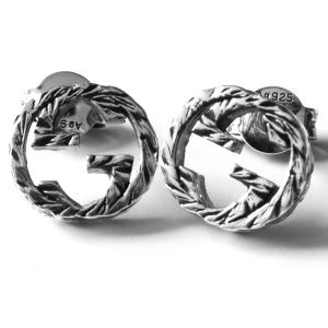 GUCCI グッチ ピアス インターロッキングG シルバー925 男女兼用