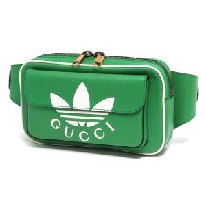 グッチ ベルトバッグ/バムバッグ/ウエストバッグ バッグ メンズ レディース アディダス トレフォイル GUCCI × adidas コラボ グリーン 722141 AAA8U 3752｜bluek