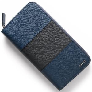 バリー 長財布 LITEVIN BOLD ペタロブルー ダー...