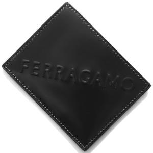 フェラガモ カードケース メンズ ブラック 661204 NERO 0764207 SALVATORE FERRAGAMO｜bluek