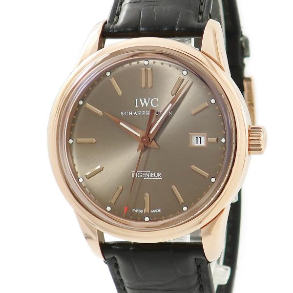 IWC インヂュニア オートマチック IW323312 K18PG無垢 ブラウン バー デイト 自動...