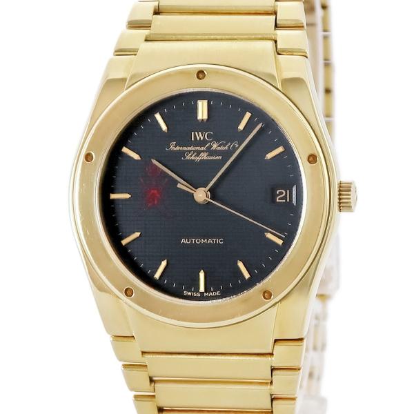 IWC インヂュニア カンジャー Khanjar K18YG無垢製 インジュニア ブラック  自動巻...