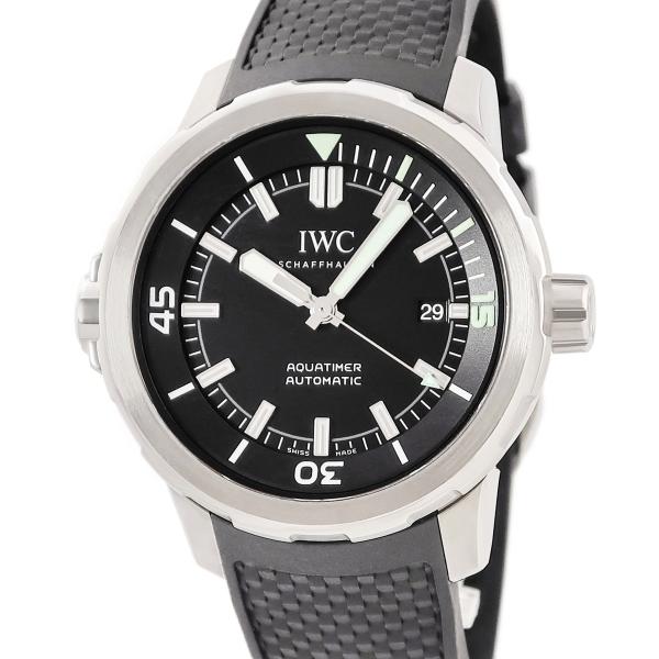 IWC アクアタイマー IW329001 ブラック バー セーフダイブシステム付きベゼル 自動巻き