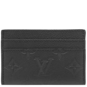 ルイヴィトン LOUIS VUITTON カードケース ポルト カルト ダブル ブラック 黒 カード入れ M81415   定番 人気 美品 【中古】｜bluekwatch