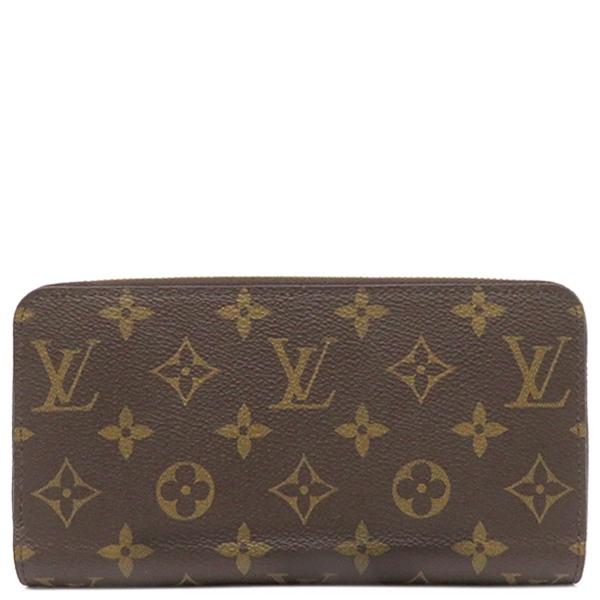 ルイヴィトン LOUIS VUITTON 長財布 茶 ボルドー ラウンドファスナー M41895 メ...