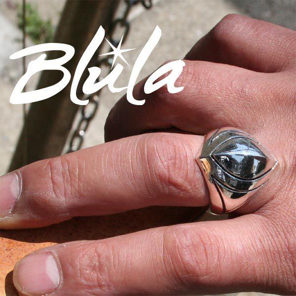 シルバーリング 指輪 刻印 マーキスシャイナー Marquise shiner Blula ブルレ