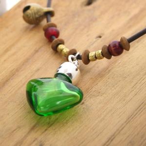 アロマペンダント アロマネックレス メンズ ハート｜bluelace