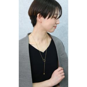 ラリエットネックレス ボール 玉 ロング サー...の詳細画像3