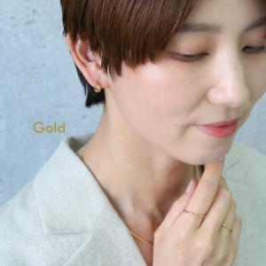 ピアス フープピアス ミニ 小ぶり 中折れ サ...の詳細画像4