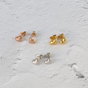 ピアス ハート 小ぶり ミニピアス ゴールド ...の詳細画像3