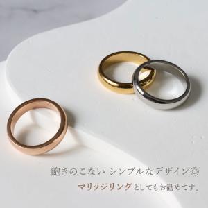 リング 指輪 4mm マリッジリング ステンレ...の詳細画像3