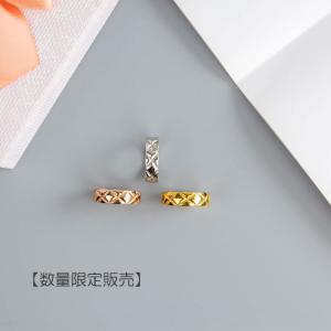 リング 指輪 4mm キルティング ステンレス...の詳細画像5