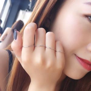リング 指輪 1.4mm 極細 華奢リング ス...の詳細画像1