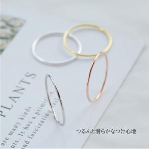 リング 指輪 1.4mm 極細 華奢リング ス...の詳細画像4