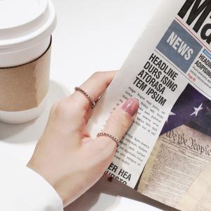 リング 指輪 2mm ボール カット ボール指...の詳細画像1