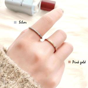 リング 指輪 2mm 砂目加工 マリッジリング...の詳細画像1