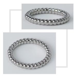 リング 指輪 3mm ボール カット ボール指...の詳細画像5