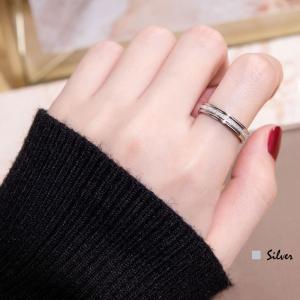 リング 指輪 4mm 中央砂目加工 マリッジリ...の詳細画像2