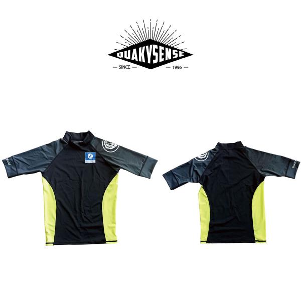 QUAKYSENSE　クエーキーセンス　FLASHYラッシュガード　半袖Sサイズ　22FS-20S　...