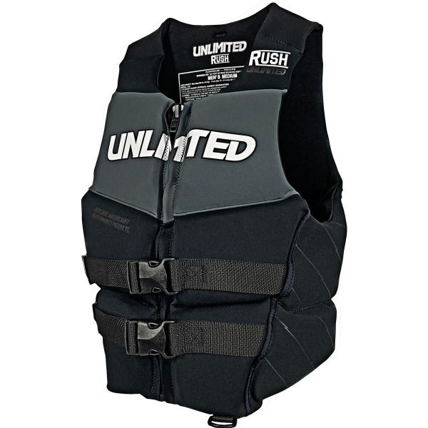UNLIMITED　アンリミテッド　ライフジャケット　RUSHネオプレンベスト　UV2201　JCI...