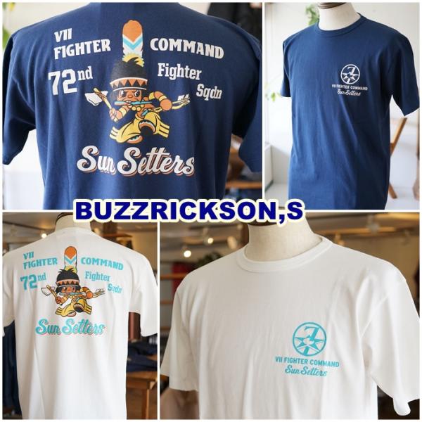 BUZZRICKSONS バズリクソンズ　半袖プリントTシャツ BR79757 ミリタリー　軍物　カ...