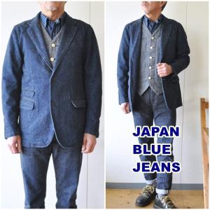 JAPAN BLUE JEANS ジャパンブルージーンズ　 デニムテーラードジャケット　 395761  12.5oz バナナデニム｜blueline