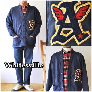 WHITESVILLE 　ホワイツビル 　スウェットカーディガン　カーデ 69043 HEAVY SWEAT｜blueline