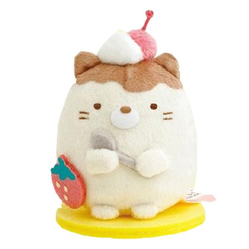 【すみっコぐらしShop名古屋パルコ店・名古屋店限定】てのりぬいぐるみ　プリン（ねこ）