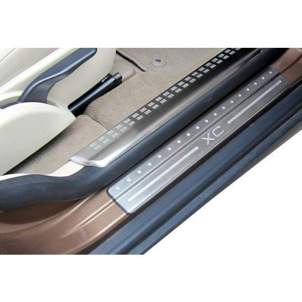 ボルボ 10? XC60　スカッフプレート サイドステップ ガード サイドシル ヘアライン スカッフ...
