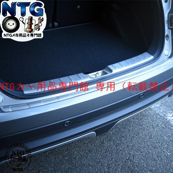 リアバンパーステップガード ラゲッジスカッフプレート 三菱 2018ネンモデルエクリプスクロス EC...