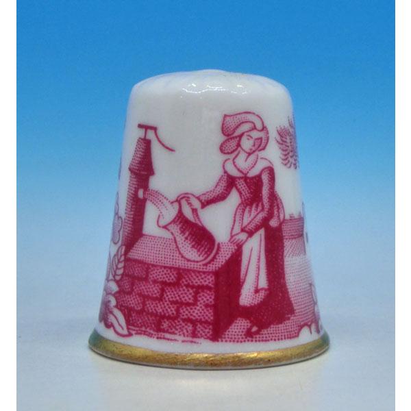 シンブル　（指貫）Spode 　スポード Girl at Well