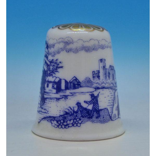 シンブル　（指貫）（Spodeマークなし) ブルーイタリアン